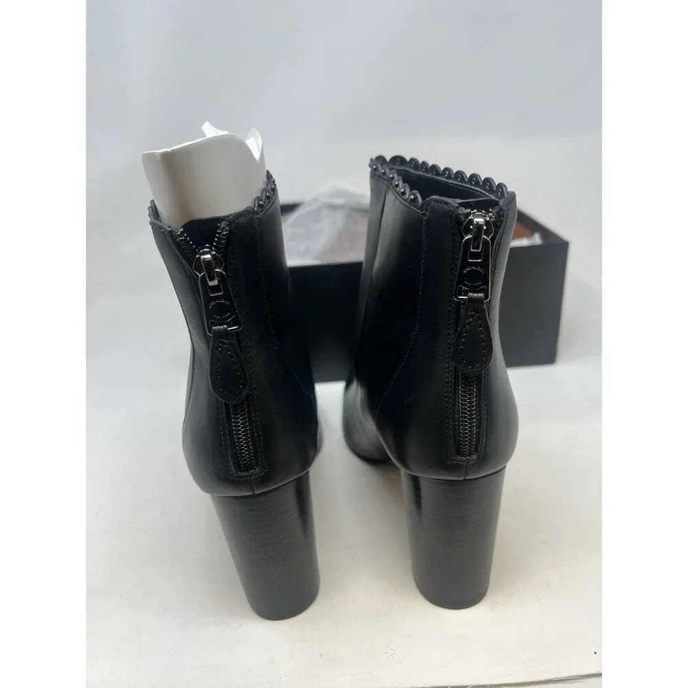 New In Box Coach Terence‎ Soft Shine Black Bootie Size 9.5M